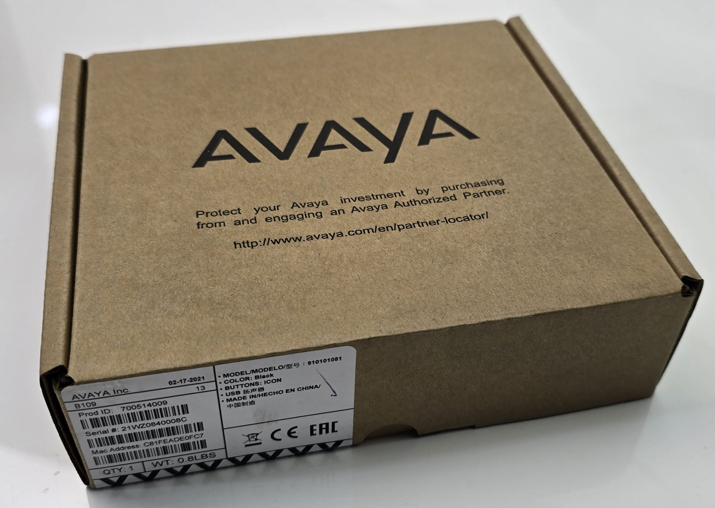 Avaya B109 700514009 USB Bluetooth Portable Conference Speakerphone (NEW Sealed)
