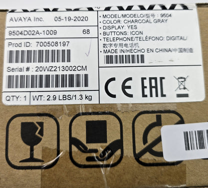Avaya 9504D02A-1009 Digital Deskphone IP Office 4-Line (NEW Sealed)