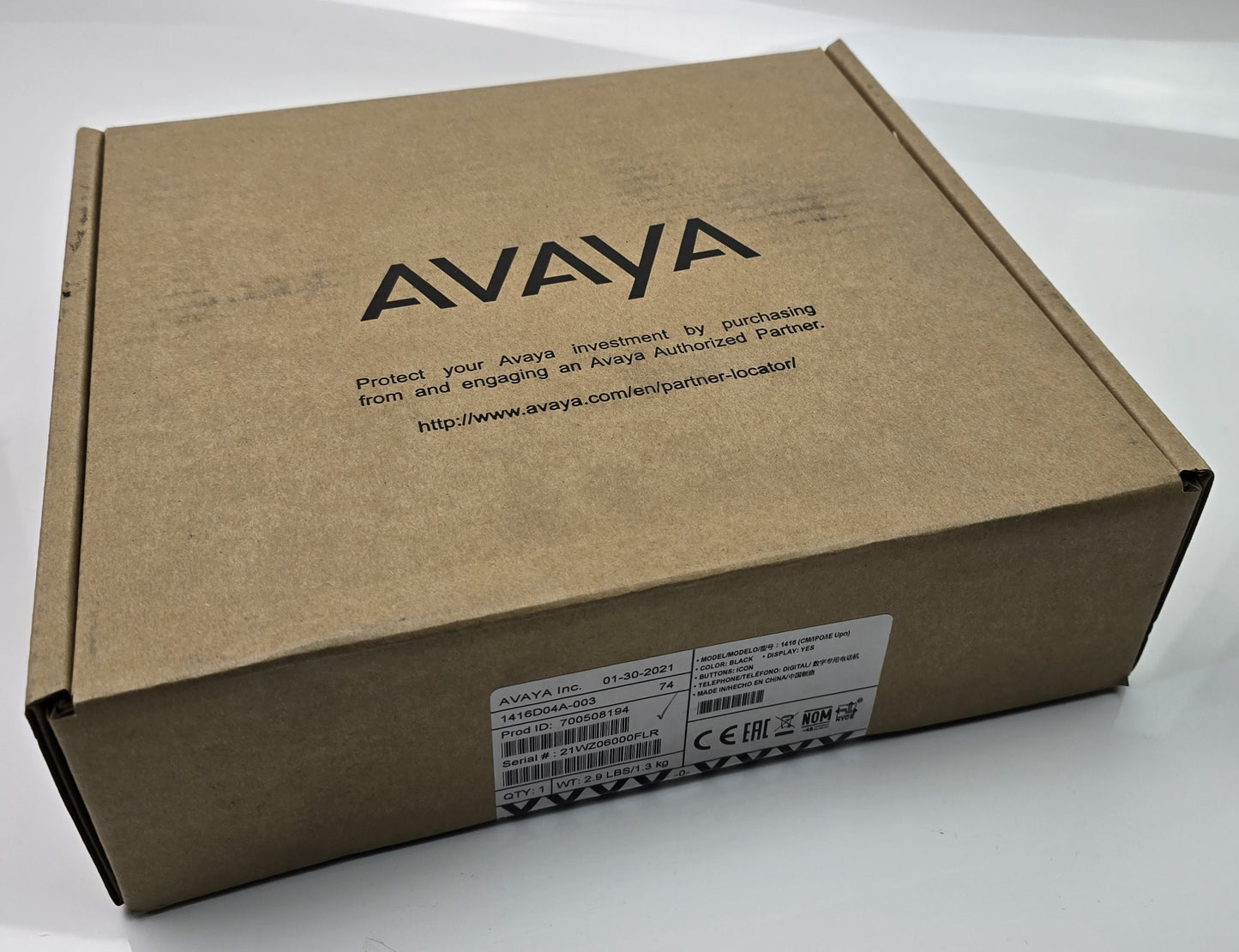 Avaya 1416D04A-003 Digital Deskphone IP Office 16-Button (NEW Sealed)
