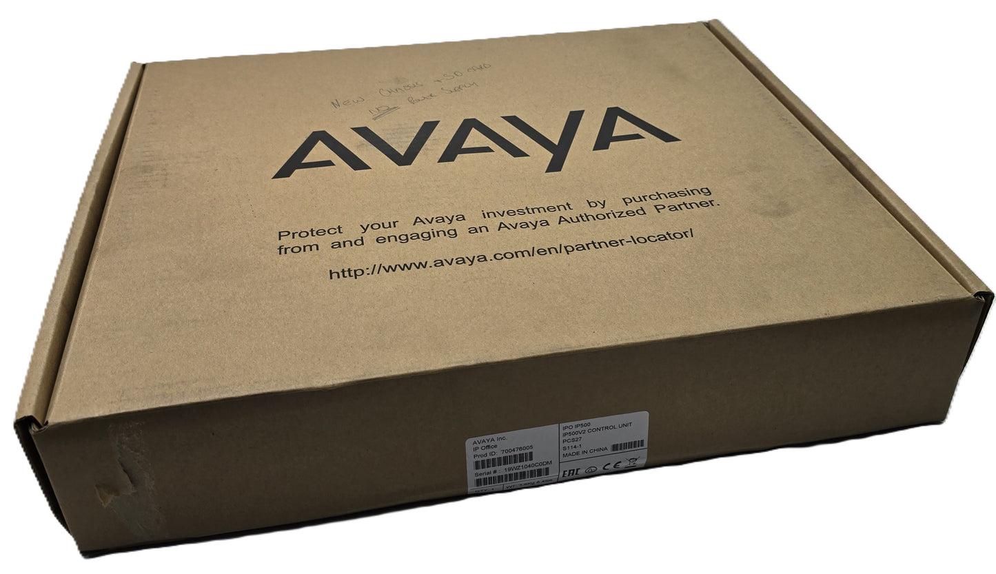 Avaya 700476005 IP500 V2 Control Unit IP Office Chassis + SD Card (New Opened)