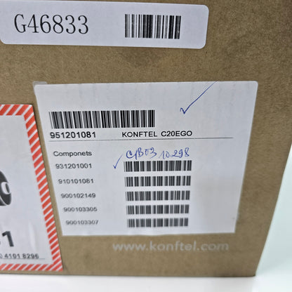 Konftel C20Ego 951201081 4K Video Conferencing Kit Cam20 + Ego (NEW In Box)