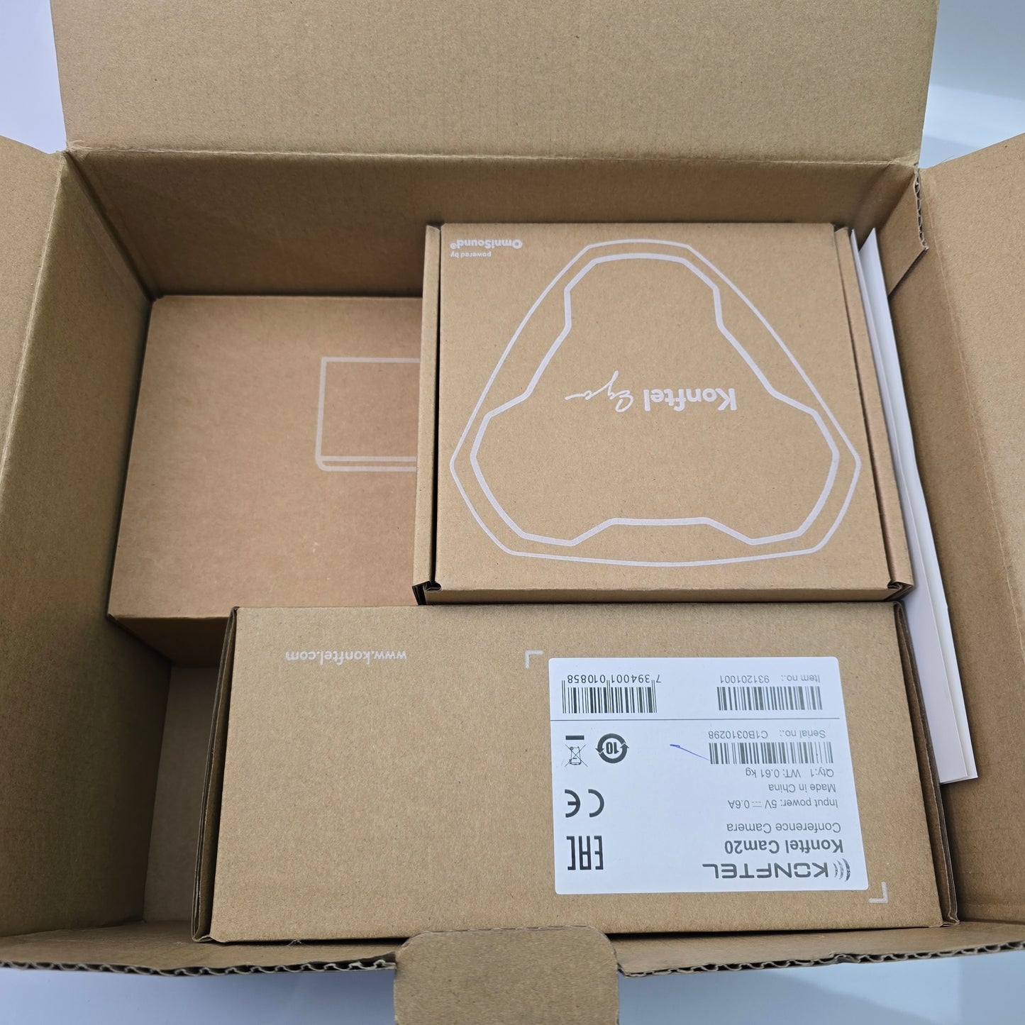 Konftel C20Ego 951201081 4K Video Conferencing Kit Cam20 + Ego (NEW In Box)