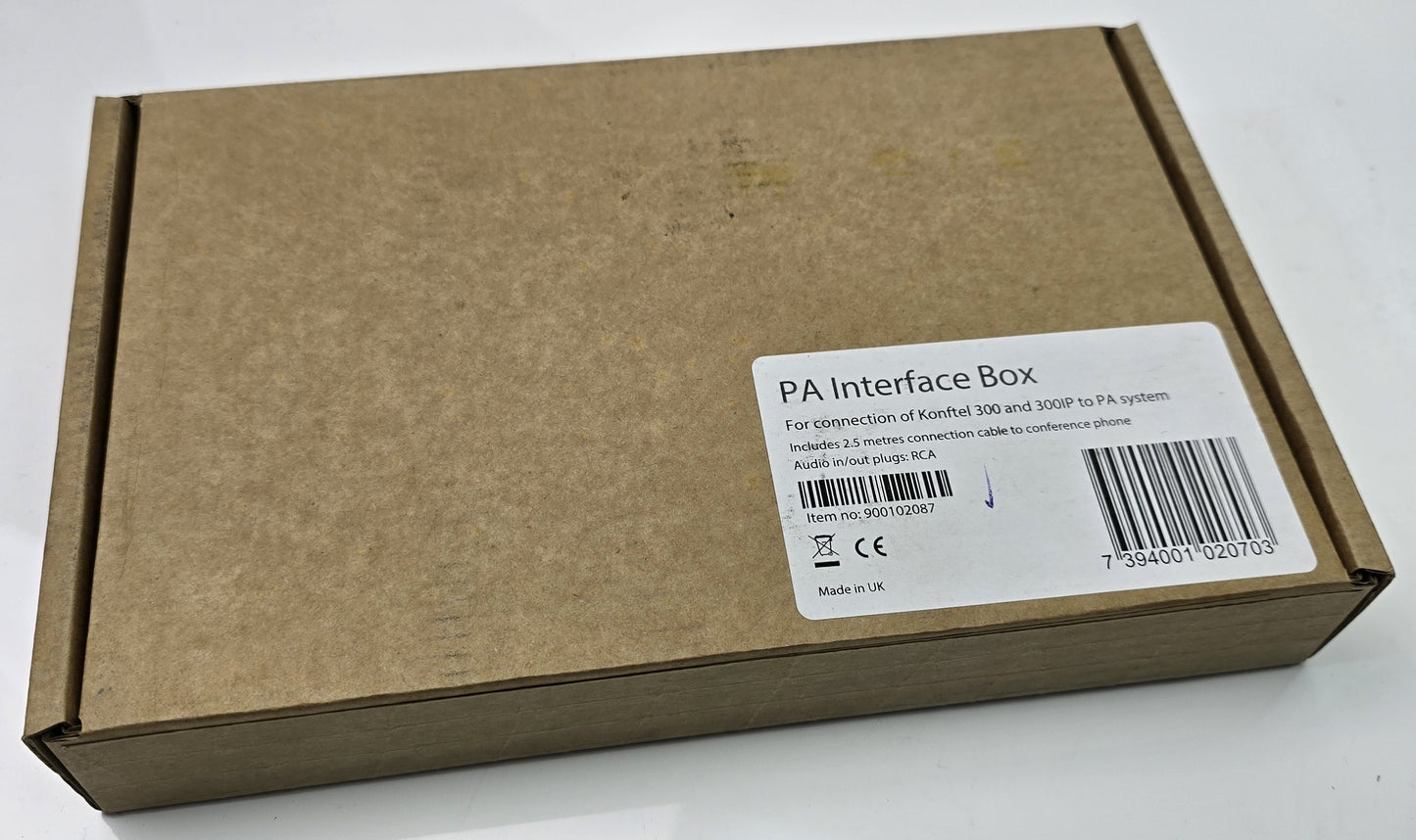Konftel 900102087 PA Interface Box for 300 & 300IP Conference Phone (NEW In Box)