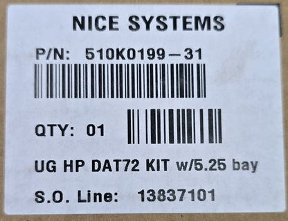 HP EB660A#106 DAT72 36/72GB DDS5 SCSI Internal Tape Drive Kit (New Opened)