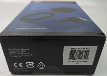 HP H4K08AA ElitePad 10W AC Adapter Tablet Charger (NEW Sealed)