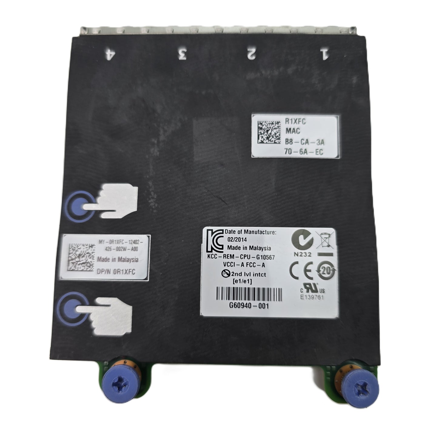 Dell 0R1XFC Intel I350-T4 Quad-Port Gigabit Network Daughter Card (Pre-owned)