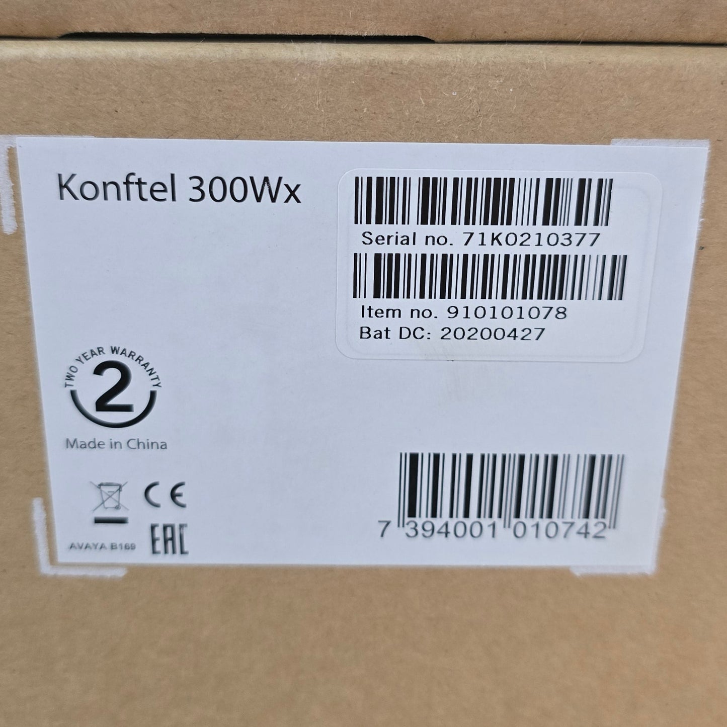 Konftel 910101078 300Wx Wireless Conference Phone Console No Base (NEW Sealed)
