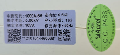 GoodWe 140-20012-00 Acrel AKH-0.66/K K-80x40 1000/5A Split Core CT (NEW Sealed)