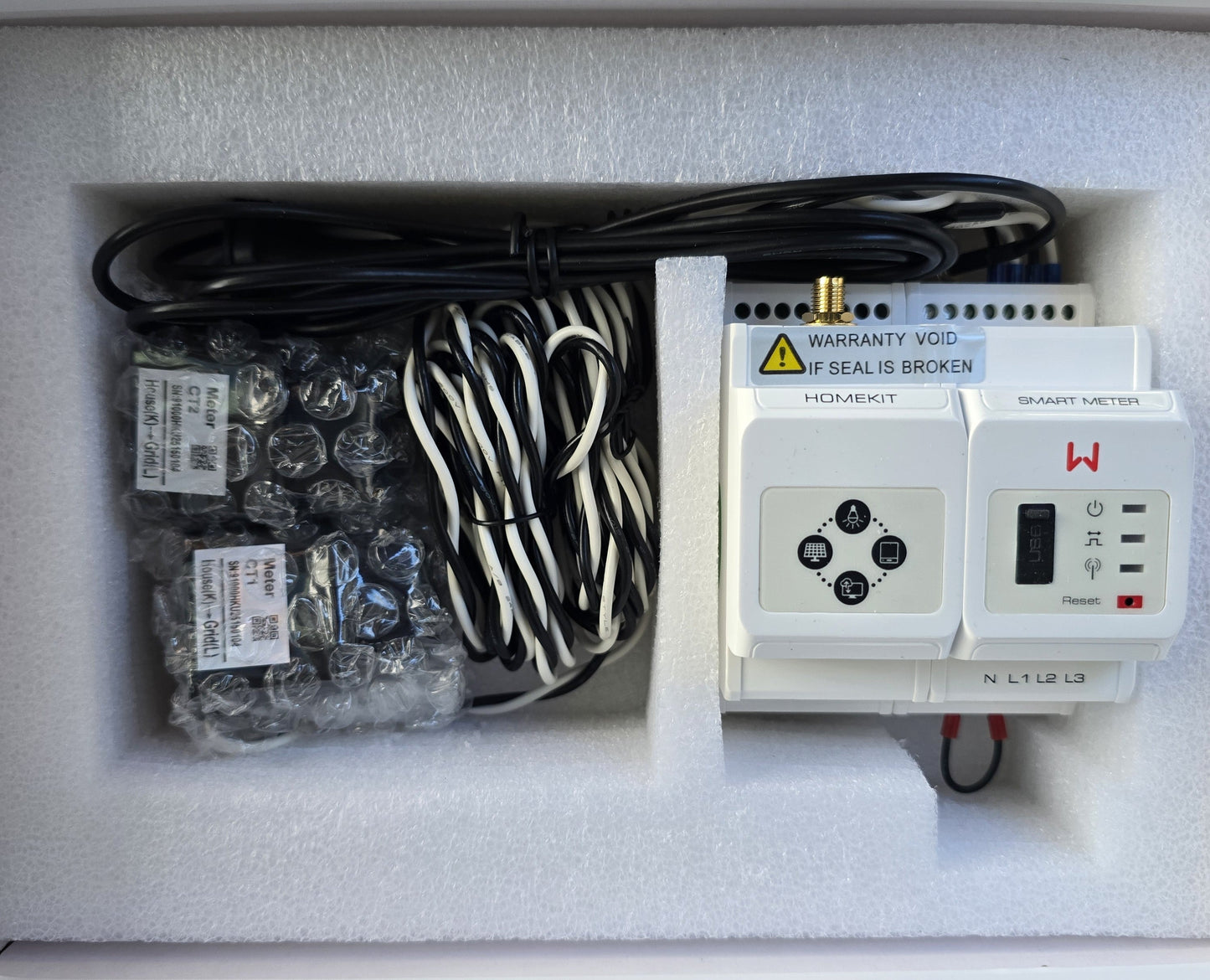 GoodWe GA10081-28-00P HK1000 HomeKit Single Phase Energy Meter Kit (NEW Sealed)