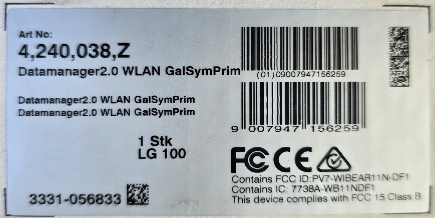 Fronius 4,240,038,Z Datamanager 2.0 WLAN Card Galvo Symo Primo (NEW Sealed)