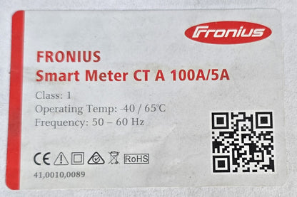 Fronius CTA1005A Current Transformer 100A/5A Split Core Smart Meter (NEW In Box)