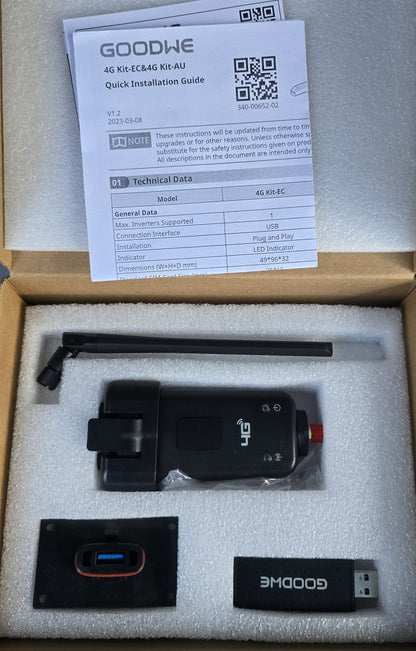 GoodWe GA10081-53-00P 4G Kit-AU Cellular Module for Solar Inverters (NEW Sealed)