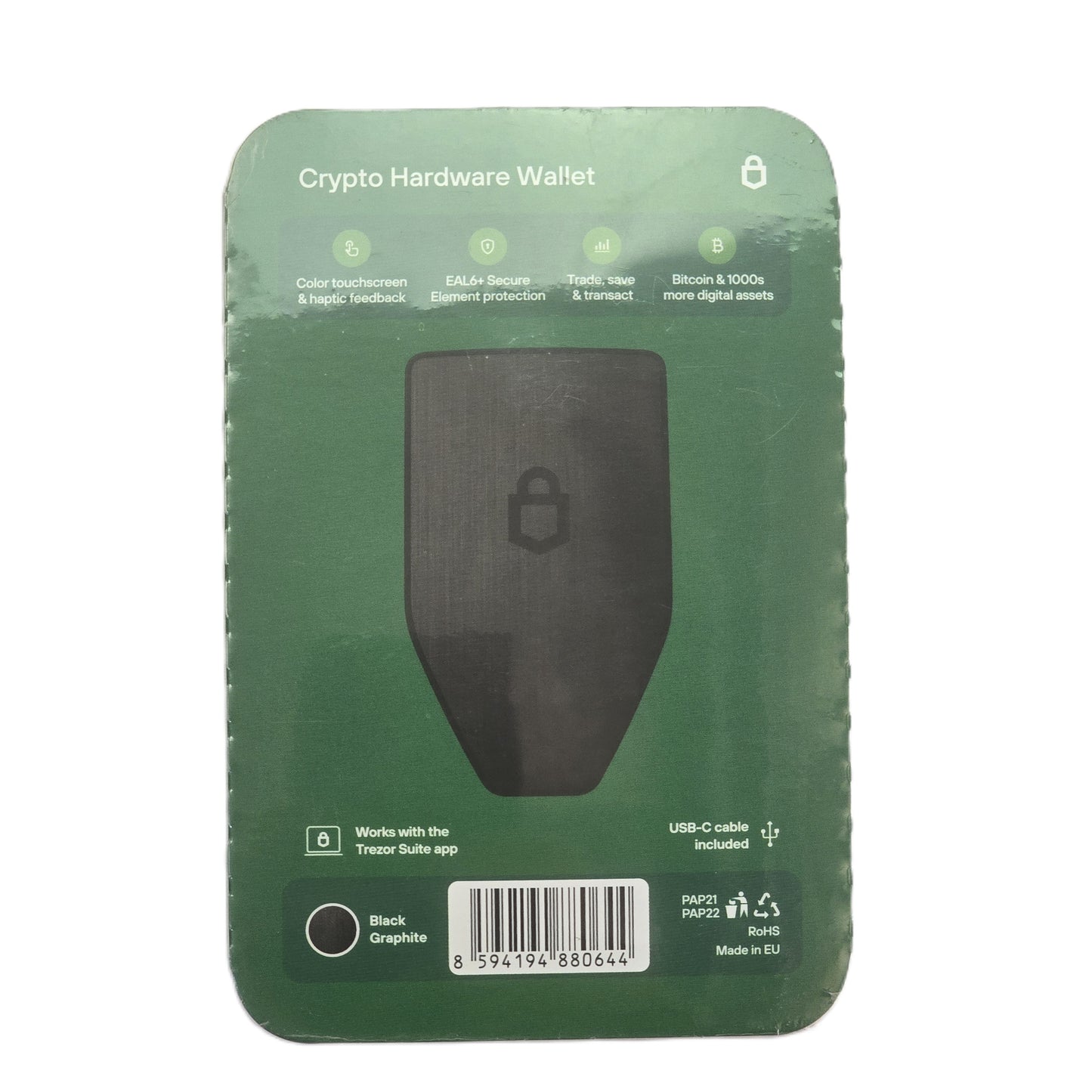 Trezor Safe 5 Crypto Hardware Wallet Colour Touchscreen Black (NEW Sealed)
