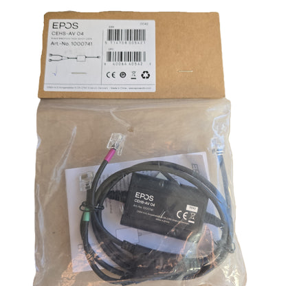 EPOS 1000741 CEHS-AV 04 Avaya EHS Adapter Cable for Headsets (NEW Sealed)