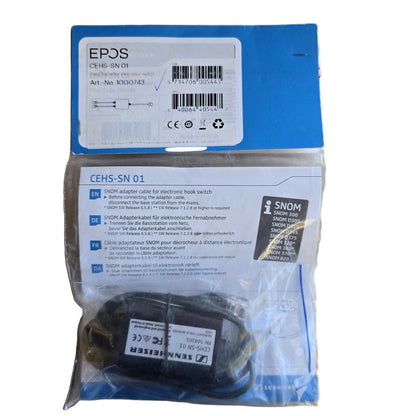 Sennheiser 504101 CEHS-SN 01 SNOM EHS Adapter Cable (New Sealed)
