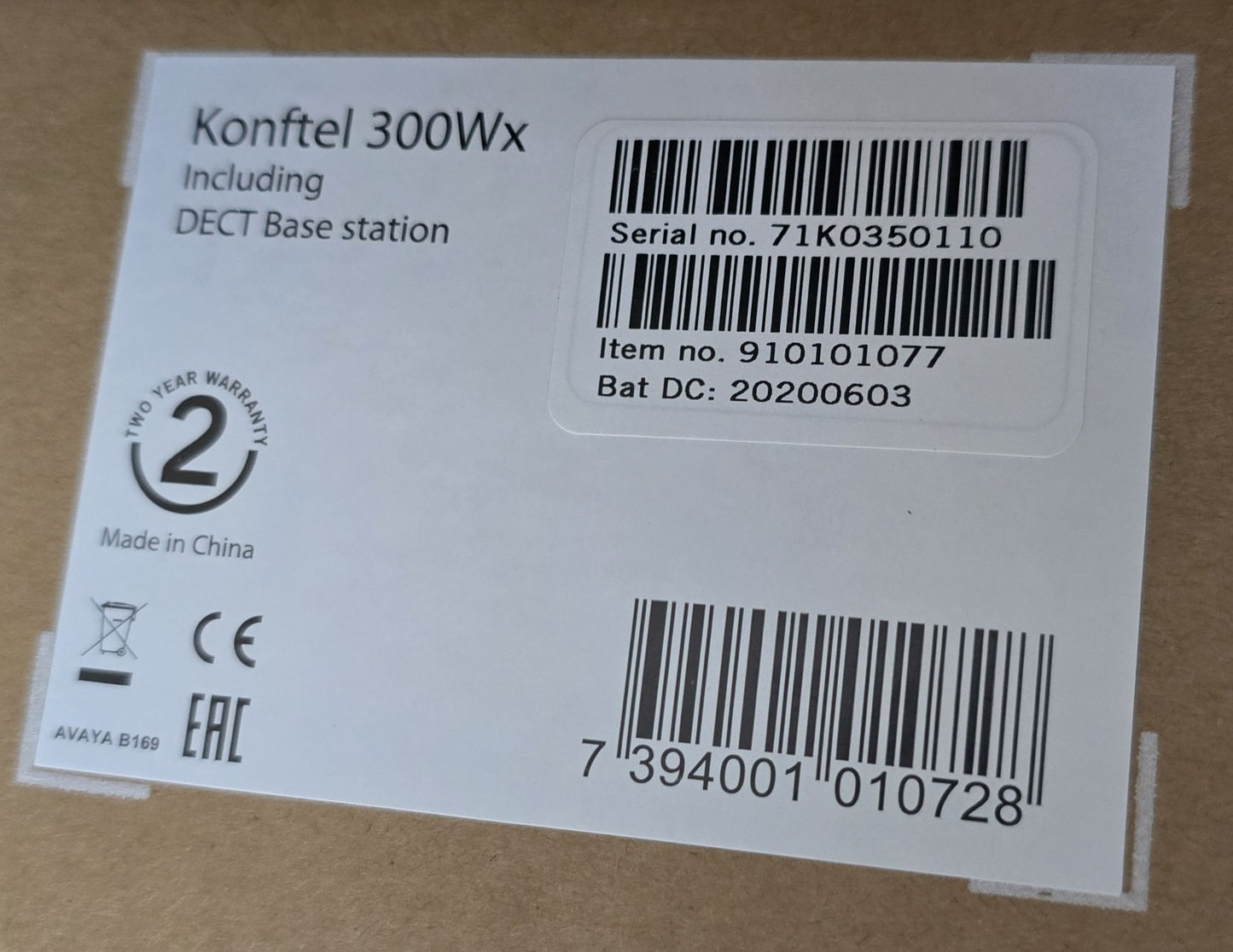 Konftel 300Wx 910101077 Wireless DECT Conference Phone (NEW In Box)