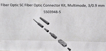 TE-Connectivity 5503948-5 SC [10 Pack] Multimode Fibre Optic Connector Kit (New)