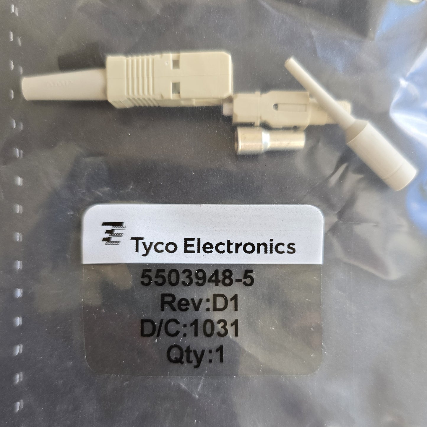 TE-Connectivity 5503948-5 SC [10 Pack] Multimode Fibre Optic Connector Kit (New)