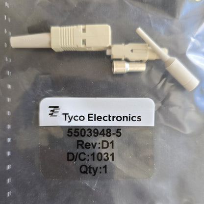 TE-Connectivity 5503948-5 SC [10 Pack] Multimode Fibre Optic Connector Kit (New)