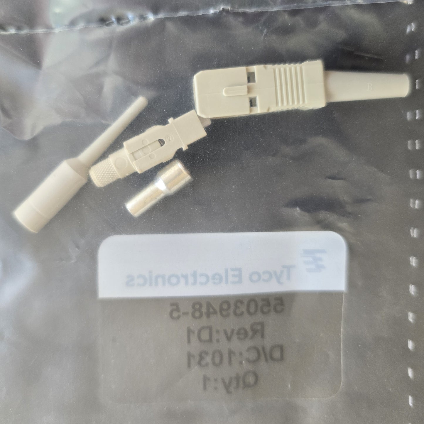 TE-Connectivity 5503948-5 SC [10 Pack] Multimode Fibre Optic Connector Kit (New)