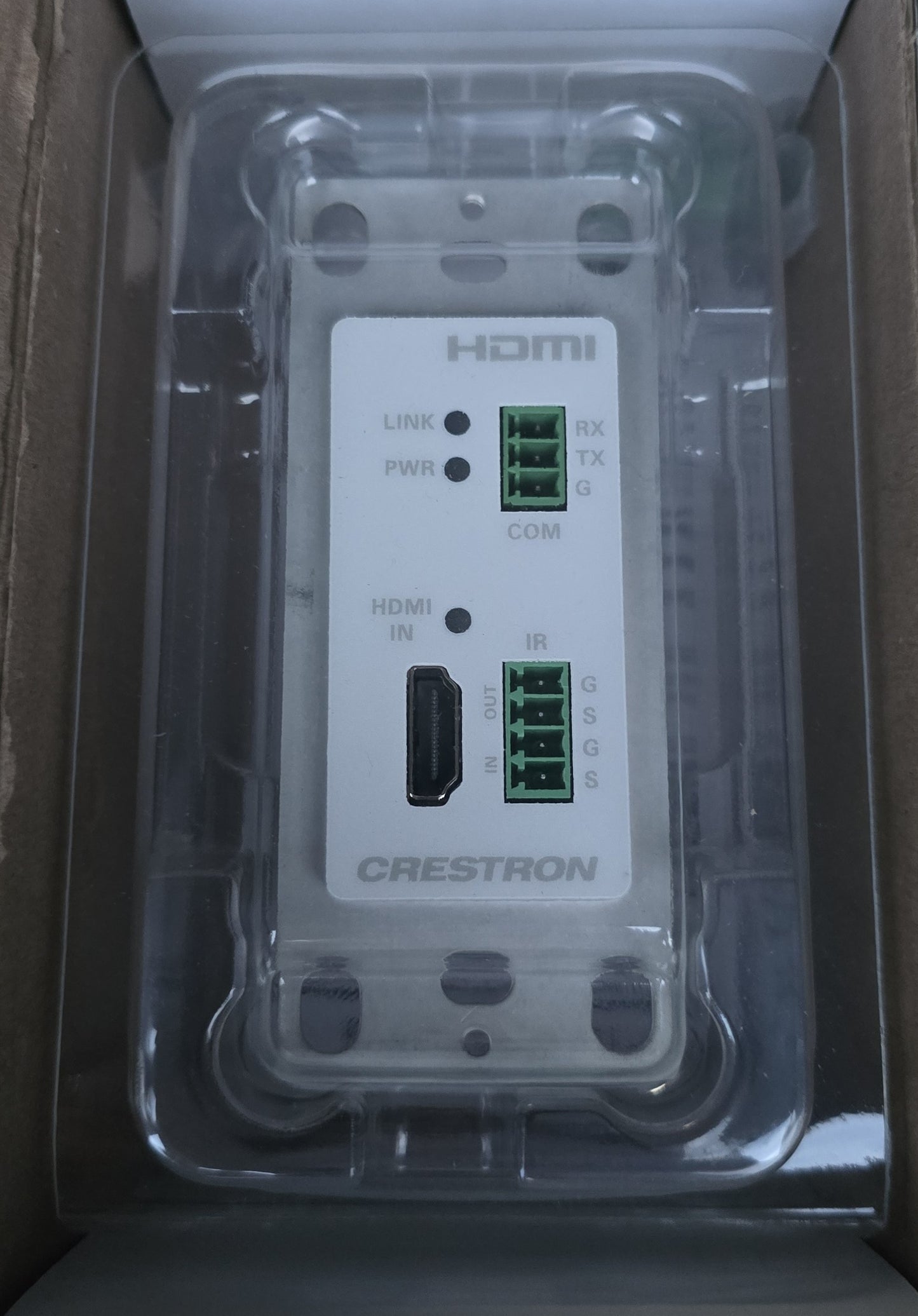 Crestron HD-TXC-4KZ-101-1G-W DM Lite 4K60 Wall Plate Transmitter (New Opened)