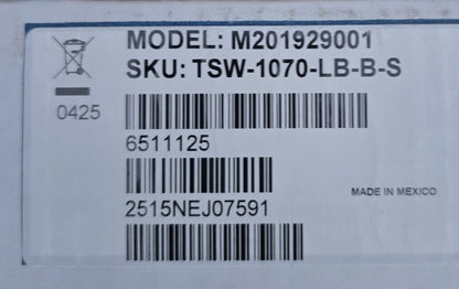 Crestron TSW-1070-LB-B-S 6511125 Room Availability Light Bar Black (New Opened)