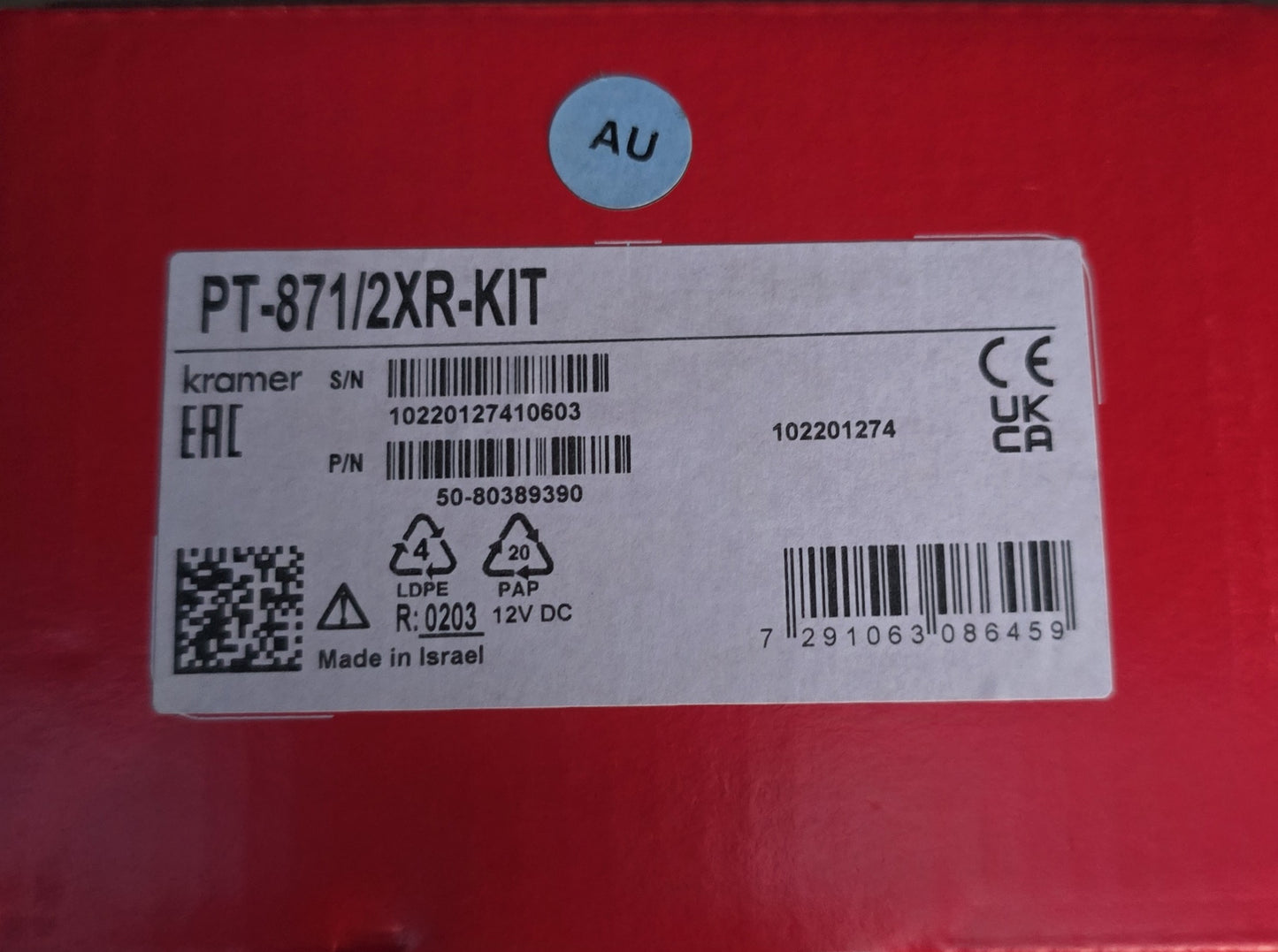 Kramer PT-871/2XR-KIT 4K HDR HDMI PoC Extender Kit DGKat 2.0 (NEW In Box)