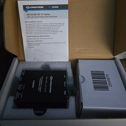 Crestron HD-TXC-101-C-E 6509872 DM Lite HDMI CATx 4K Transmitter (New Opened)