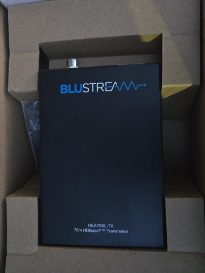 BLUSTREAM HEX70SL-TX Slimline HDBaseT Transmitter 70m 4K HDMI PoC (NEW In Box)