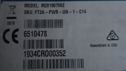 Crestron FT2A-PWR-UN-1-C14 FlipTop Universal AC Power Module (NEW Sealed)