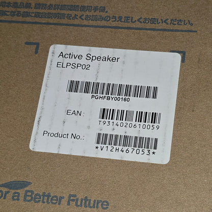 Epson ELPSP02 V12H467053 Active Speakers 2x15W Powered Speaker Set (NEW In Box)