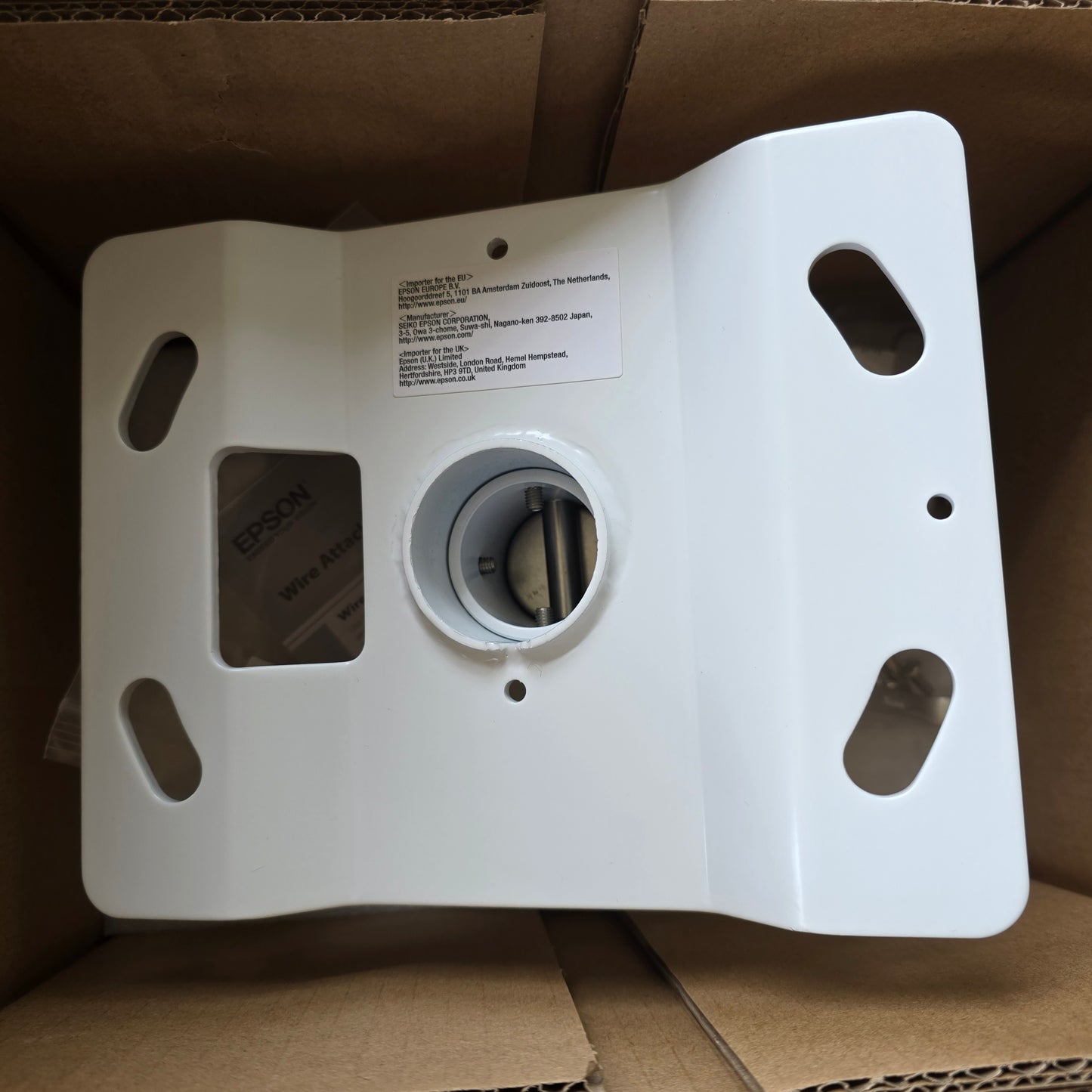 Epson ELPMB23 V12H003B23 Projector Ceiling Mount White Steel (NEW In Box)