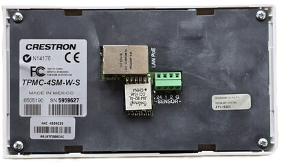 Crestron TPMC-4SM-W-S 4.3in PoE Touch Screen Panel White Smooth (Pre-owned)
