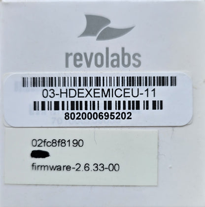 Revolabs 03-HDEXEMICEU-11 Executive HD Wearable Wireless Mic DECT (NEW In Box)