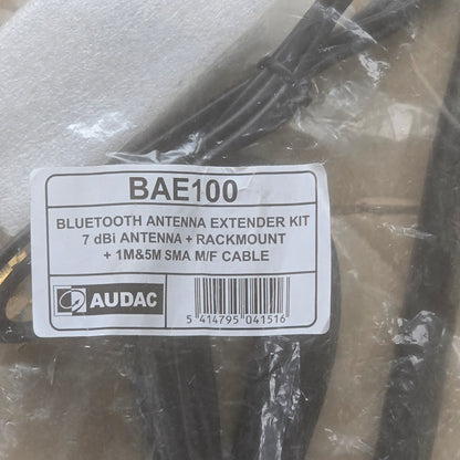 AUDAC BAE100 Bluetooth Antenna Extender Kit 7dBi Rackmount SMA (NEW Sealed)