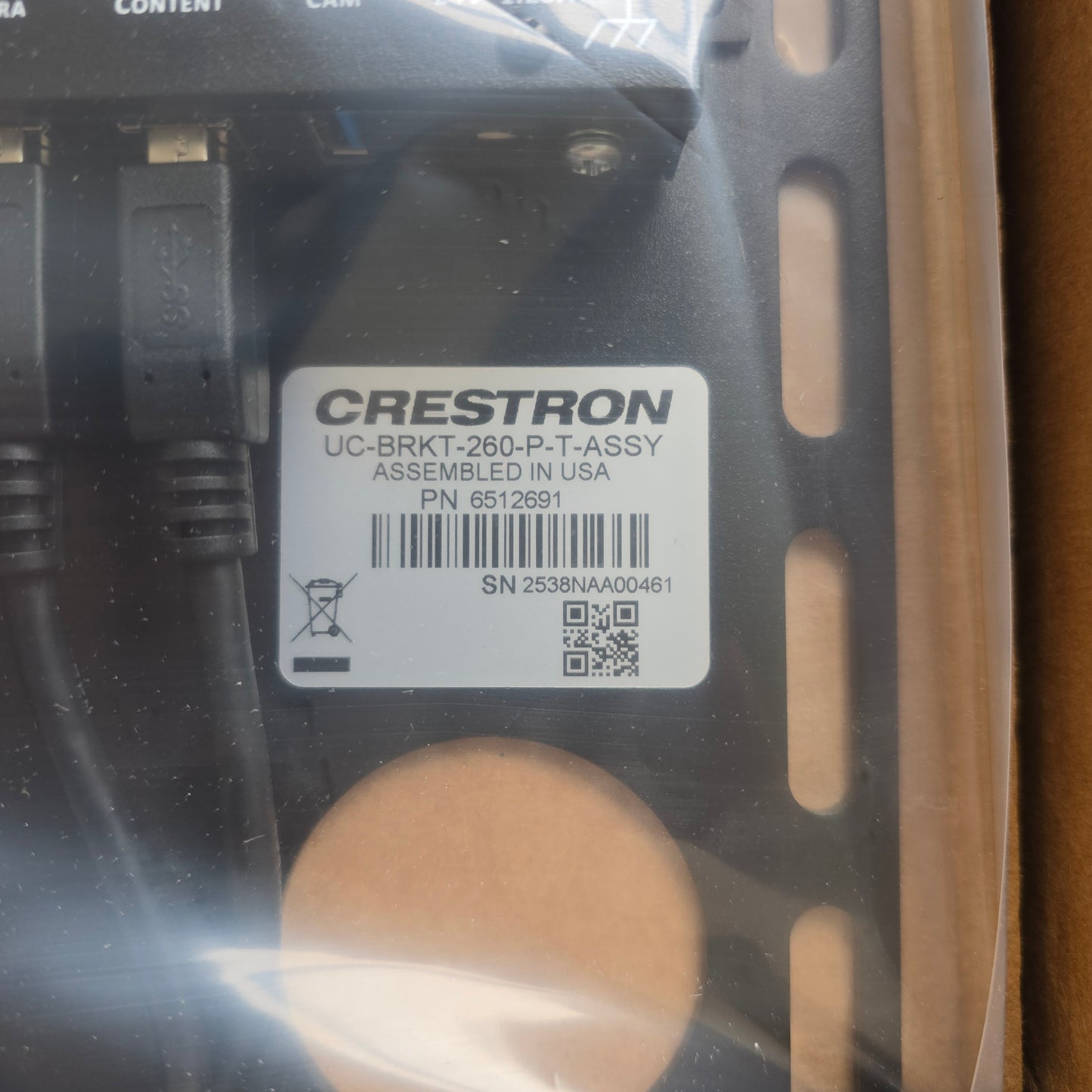 Crestron UC-BRKT-260-P-T-ASSY UC Engine Bracket Assembly Teams (NEW Sealed)