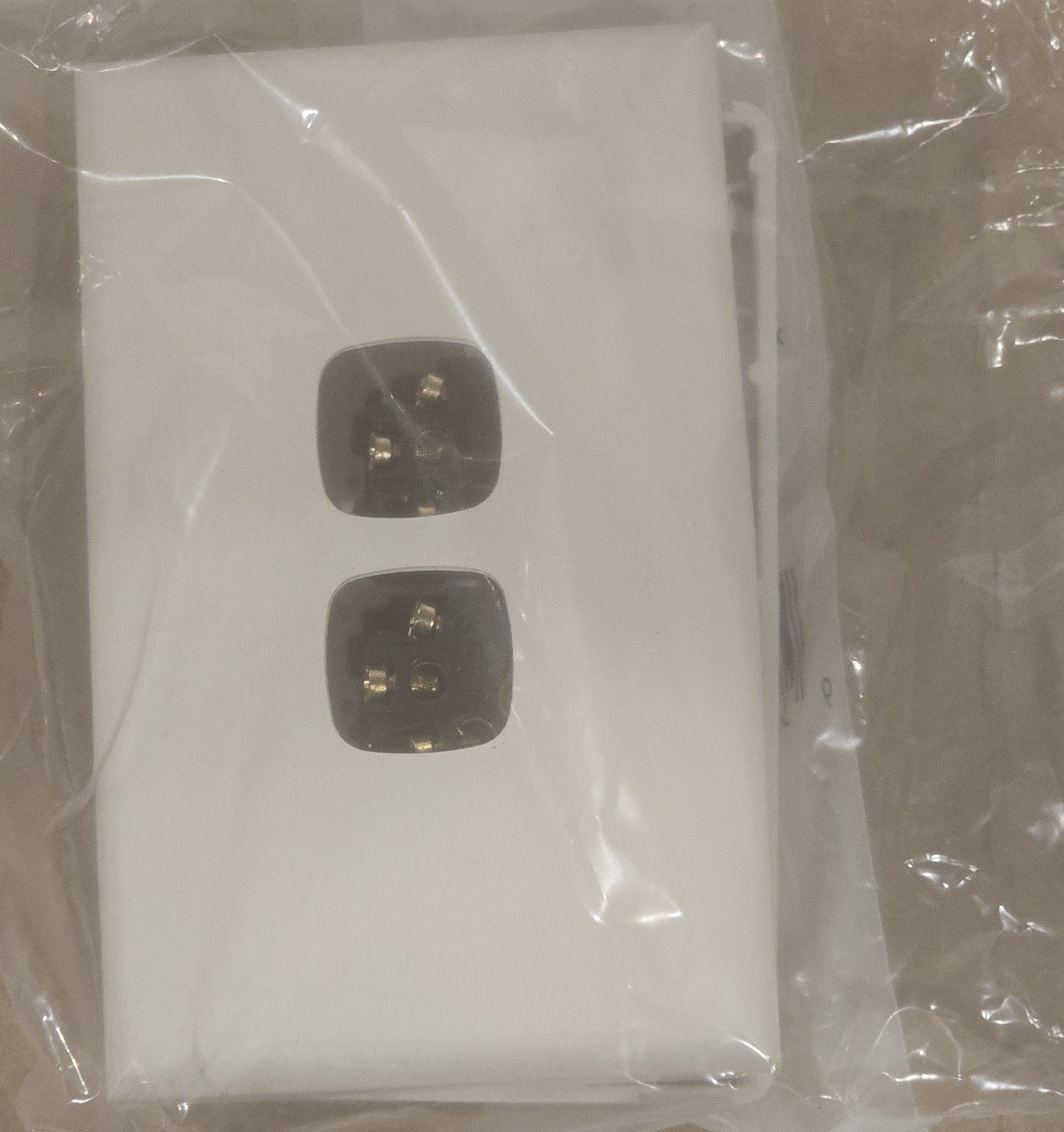 HPM XL770/2WE Excel 2 Gang Vertical Light Switch 10A 240V White (NEW Sealed)