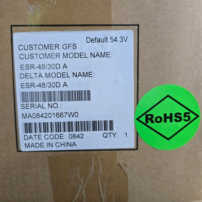 Delta ESR-48/30D A Rectifier Module 48V 30A 54.3V Hot Swap (NEW In Box)