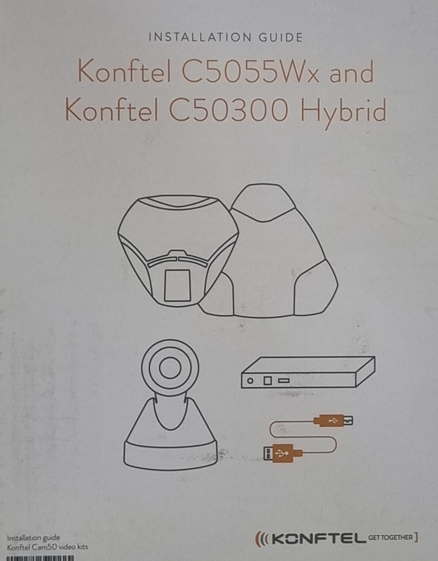 Konftel 953401082 C5055Wx Video Conference Kit Cam50 55Wx OCC Hub (NEW In Box)