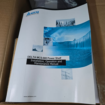 Delta ES48/50-HAA07 MCS-600 48V 50A Telecom Power Shelf CU-08D (NEW In Box)