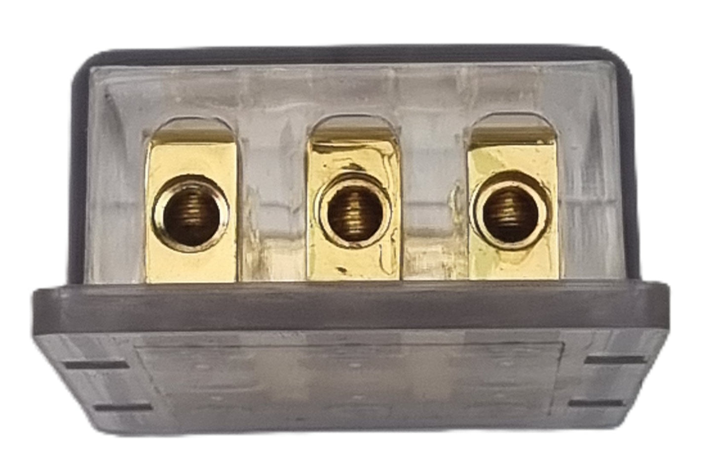 Megavox F3 3 Way Fused Distribution Block 1x 4 AWG In 3x 8 AWG Out (NEW In Box)