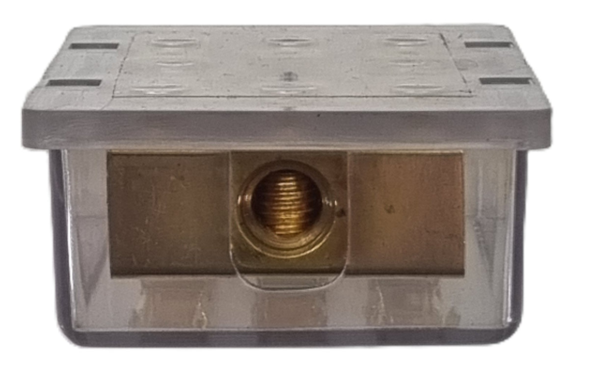 Megavox F3 3 Way Fused Distribution Block 1x 4 AWG In 3x 8 AWG Out (NEW In Box)