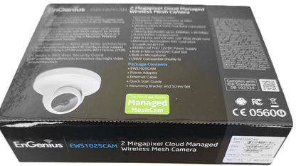 EnGenius EWS1025CAM Managed MeshCam 2MP Wireless Dome IP Camera (NEW In Box)