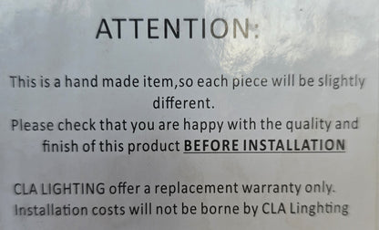 CLA JEDI2 Indoor LED Wall Light 20W 3000K 140mm Sand White IP20 (NEW In Box)