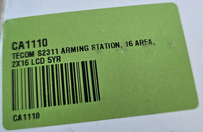 Aritech CA1110 Tecom Challenger 16 Area 2x16 LCD Arming Station (NEW In Box)