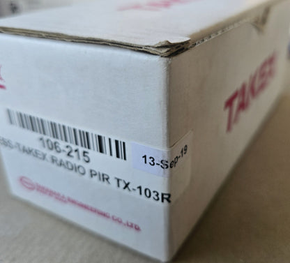 Takex TX-103R Outdoor Battery PIR Sensor Ness 106-215 Radio Ready (NEW In Box)