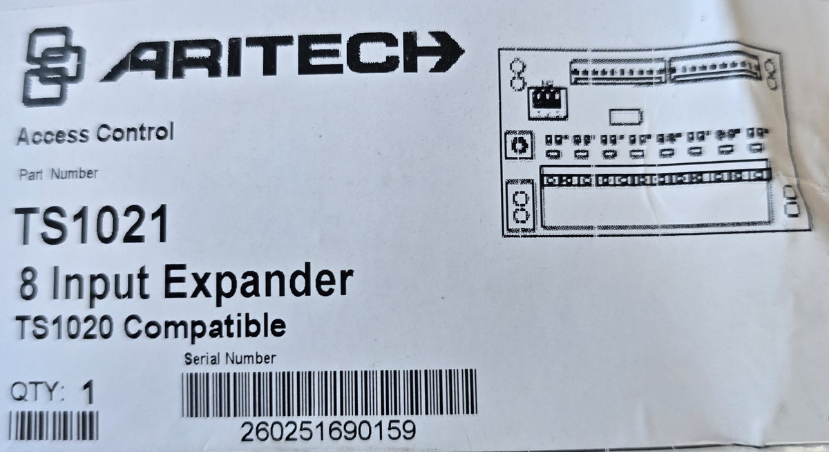 Aritech TS1021 Tecom Challenger10 8 Input Expander for TS1020 DGP (NEW In Box)