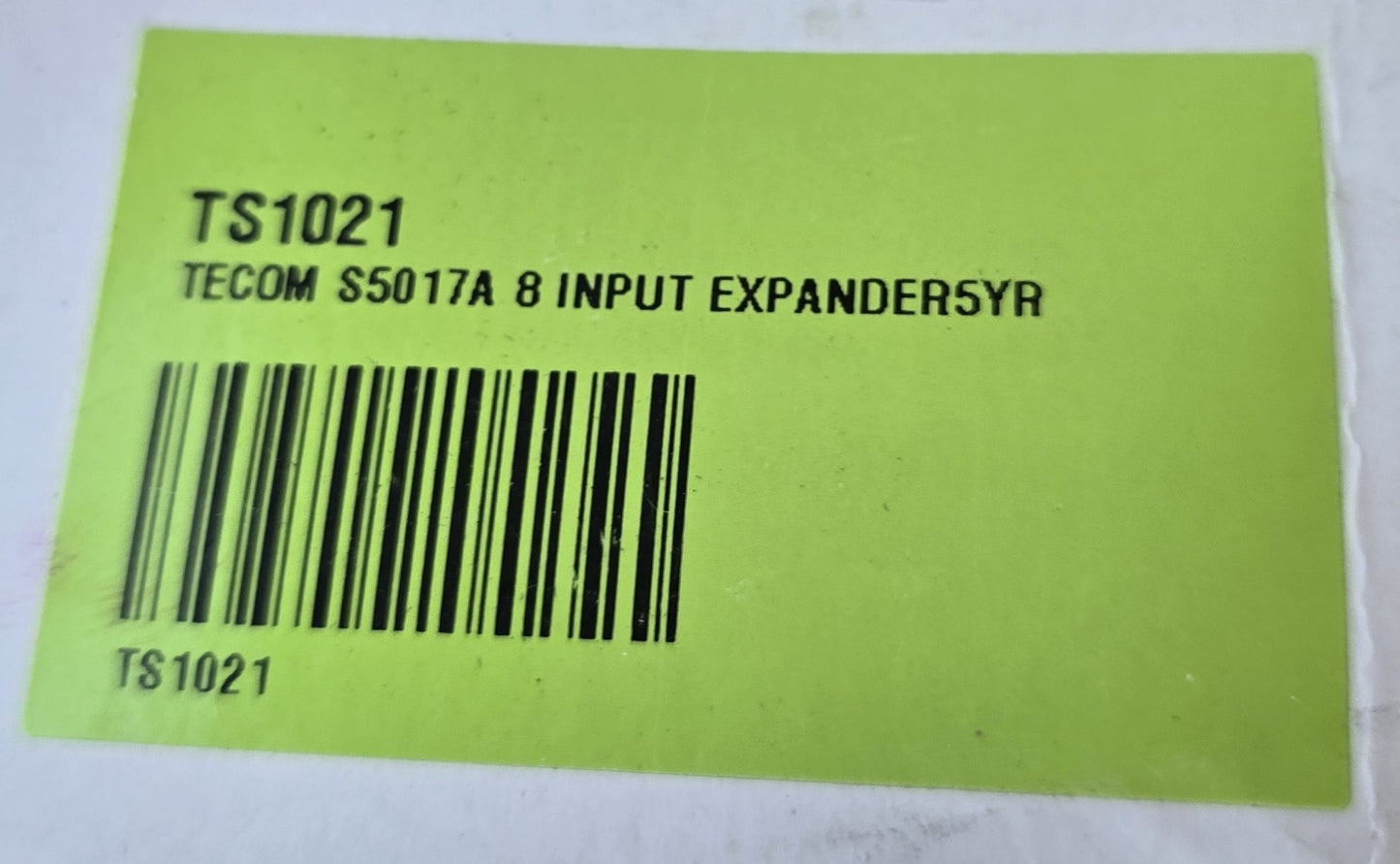 Aritech TS1021 Tecom Challenger10 8 Input Expander for TS1020 DGP (NEW In Box)