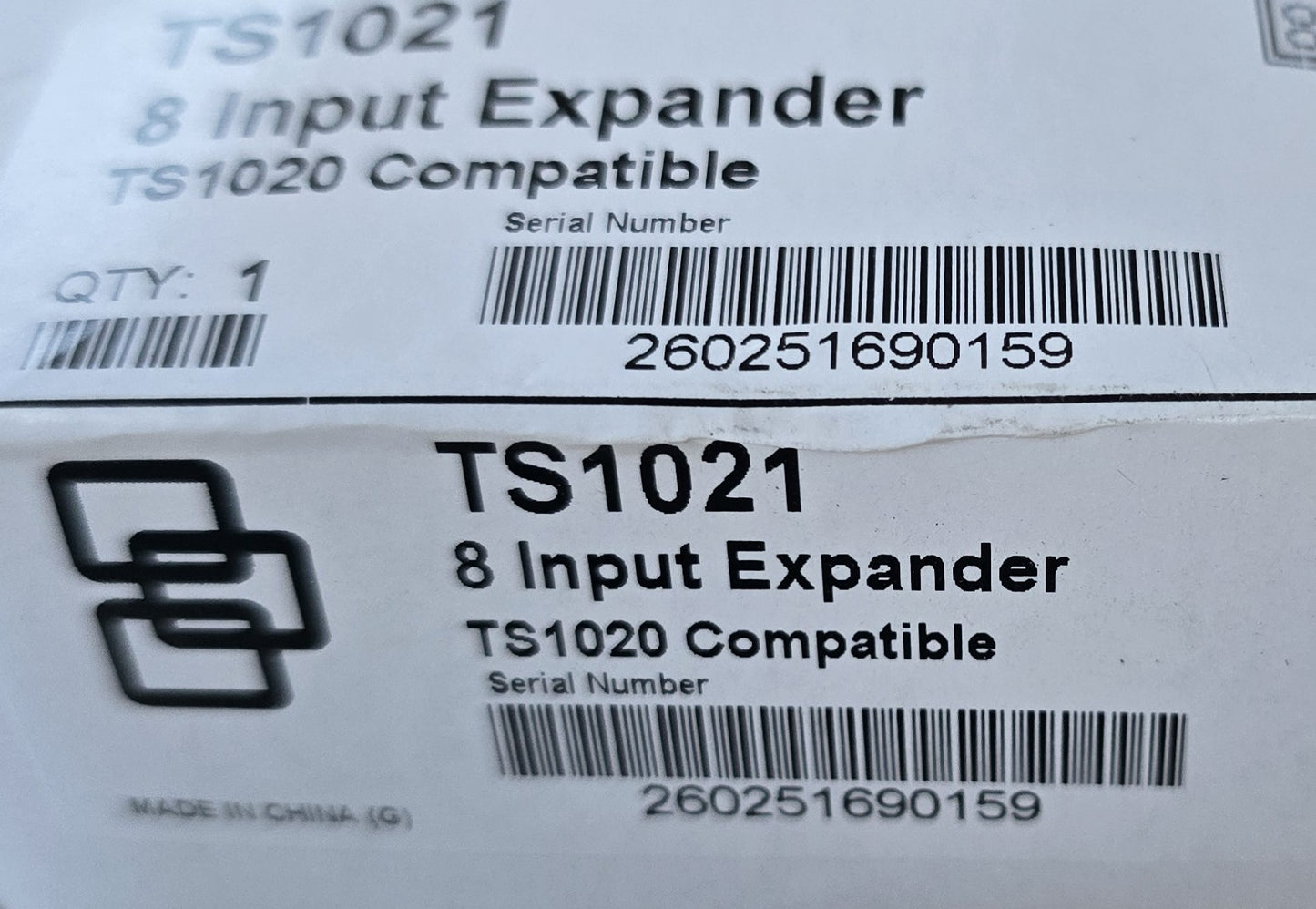 Aritech TS1021 Tecom Challenger10 8 Input Expander for TS1020 DGP (NEW In Box)
