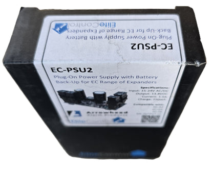 EliteControl EC-PSU2 Plug On Power Supply Battery Backup 13.8V (NEW In Box)